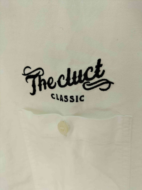 クラクト CLUCT 刺繍ロゴ S/S ボタンダウンシャツ メンズ L