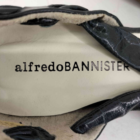 アルフレッドバニスター alfredoBANNISTER レザー ベルテッド パンプス レディース JPN:37