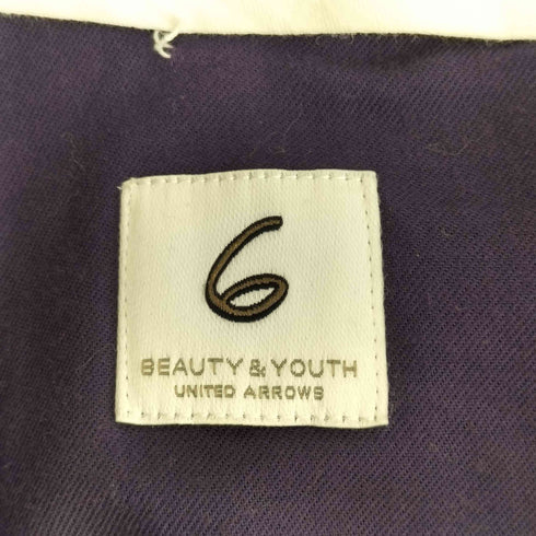 ロクビューティーアンドユースユナイテッドアローズ 6 BEAUTY & YOUTH UNITED ARROWS ウール混 ワイドスラックス レディース JPN:38