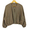 MAKITO フェイクレザー クロップド ノーカラー ブルゾン レディース M~L