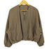 MAKITO フェイクレザー クロップド ノーカラー ブルゾン レディース M~L
