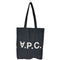 アーペーセー A.P.C. ロゴプリント デニム トートバッグ レディース