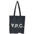 アーペーセー A.P.C. ロゴプリント デニム トートバッグ レディース