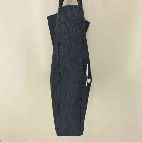 アーペーセー A.P.C. ロゴプリント デニム トートバッグ レディース