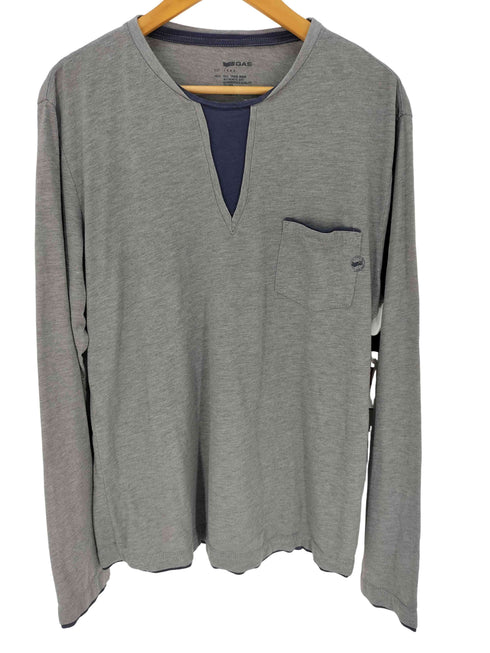 ガス GAS イタリア製 L/S カットソー メンズ