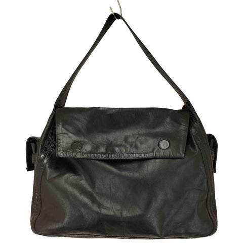 ダナキャランニューヨーク DKNY 00S レザー フラップ ショルダーバッグ レディース