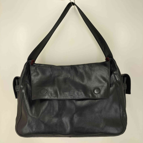 ダナキャランニューヨーク DKNY 00S レザー フラップ ショルダーバッグ レディース