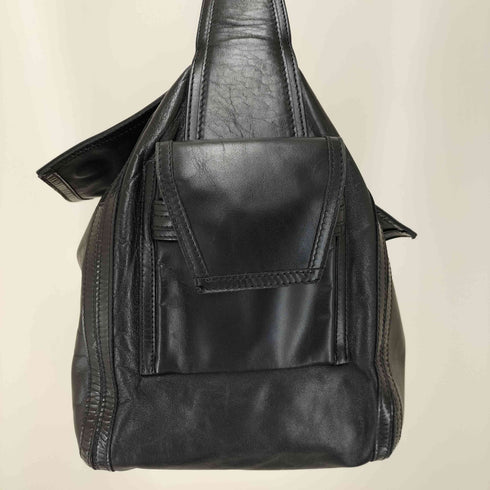 ダナキャランニューヨーク DKNY 00S レザー フラップ ショルダーバッグ レディース