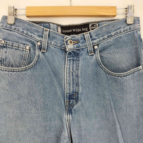 リーバイス Levis 1998年10月製 USA製 ボタン裏513 SilverTab LOOSE WIDE LEG デニムパンツ メンズ W30 L32
