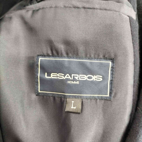 LESARBOIS CASHMERE 100% カシミヤ ダブルブレスト テーラードジャケット メンズ