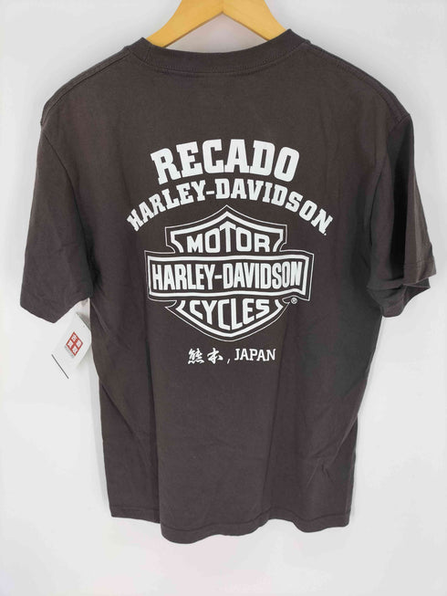 ハーレーダビッドソン HARLEY-DAVIDSON 熊本 スカルプリント クルーネックTシャツ メンズ JPN:M