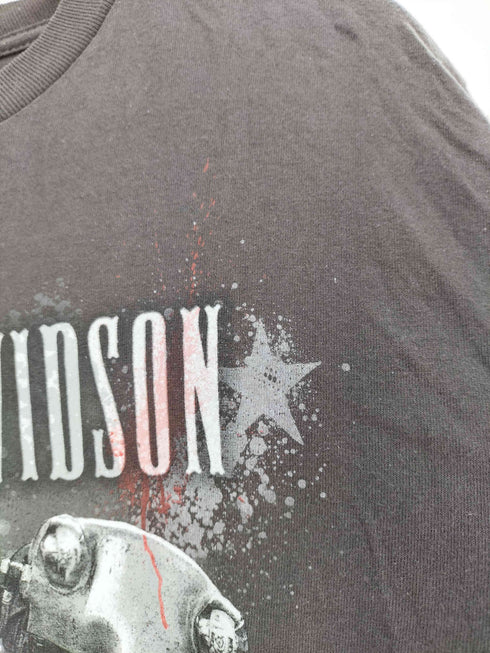 ハーレーダビッドソン HARLEY-DAVIDSON 熊本 スカルプリント クルーネックTシャツ メンズ JPN:M