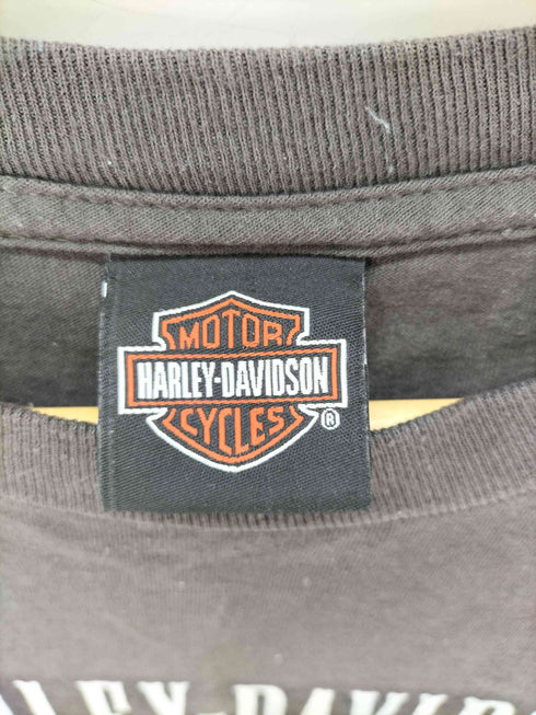 ハーレーダビッドソン HARLEY-DAVIDSON 熊本 スカルプリント クルーネックTシャツ メンズ JPN:M
