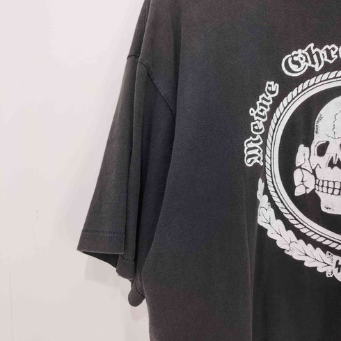 ヘインズ Hanes 90s USA製 トーテンコップ ナチスカル Tシャツ メンズ import:XL