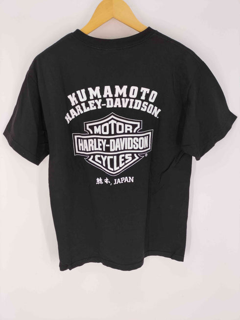 ハーレーダビッドソン HARLEY-DAVIDSON 熊本 クルーネックTシャツ メンズ JPN:M