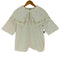 クラネ CLANE BIG COLLAR EMBROIDERY TOPS レディース JPN:1