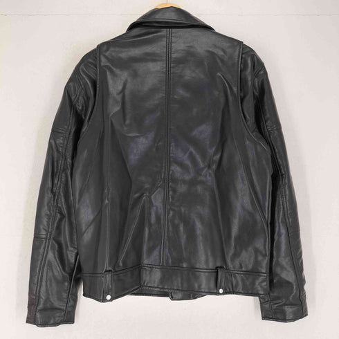 ザラ ZARA フェイクレザー ダブル ライダースジャケット メンズ JPN:L