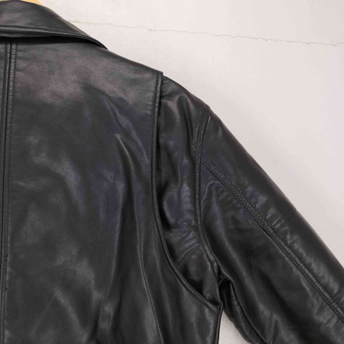 ザラ ZARA フェイクレザー ダブル ライダースジャケット メンズ JPN:L