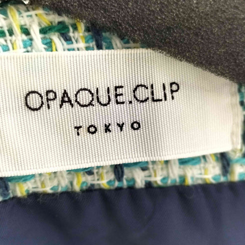 オペークドットクリップ OPAQUE.CLIP MIXツイードベスト レディース M