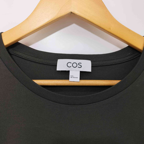 コス COS COTTON CREW-NECK T-SHIRT コットン クルーネックTシャツ レディース import:L