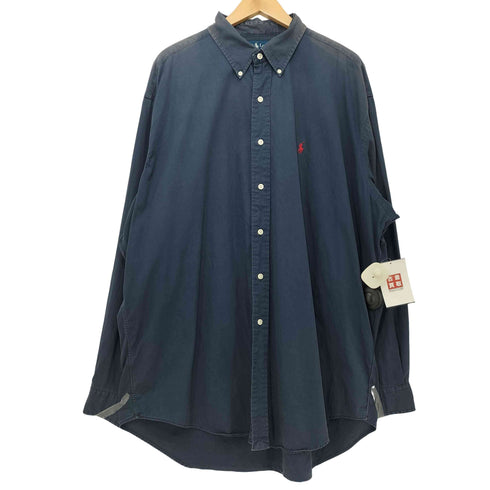 ラルフローレン RALPH LAUREN 90s BLAKE ポニー刺繍 ボタンダウン シャツ メンズ import:XL
