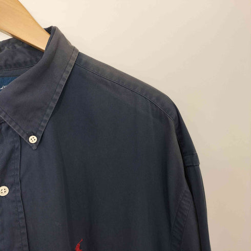 ラルフローレン RALPH LAUREN 90s BLAKE ポニー刺繍 ボタンダウン シャツ メンズ import:XL