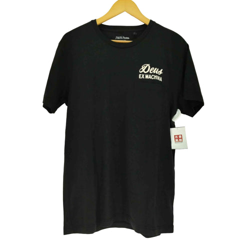 デウスエクスマキナ Deus Ex Machina 両面プリントロゴ クルーネック S/S Tシャツ メンズ L
