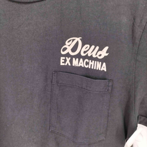 デウスエクスマキナ Deus Ex Machina 両面プリントロゴ クルーネック S/S Tシャツ メンズ L