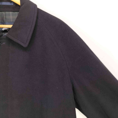 バーバリーロンドン BURBERRY LONDON cashmere カシミヤ混 比翼ステンカラーコート メンズ 170