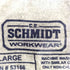 SCHMIDT WORKWEAR ヘンリーネック フロントポケット Tシャツ メンズ import:L