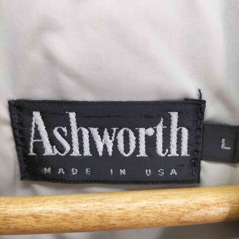 アシュワース ASHWORTH USA製 アノラック ハーフジップ プルオーバージャケット メンズ import:L