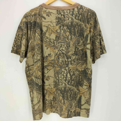 80-90s シングルステッチ リアルツリーカモ ポケットTシャツ メンズ