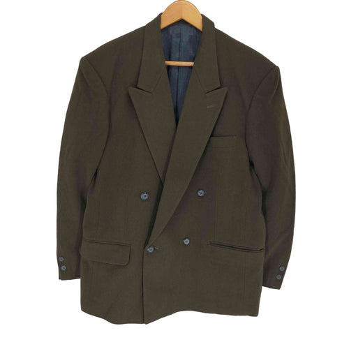 CASHMERE カシミヤ100% ダブルブレスト テーラードジャケット メンズ