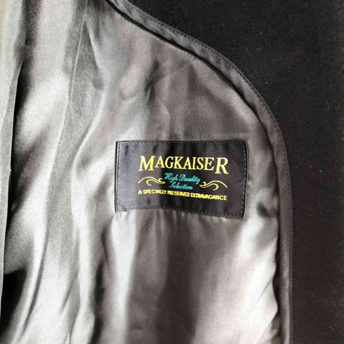 MAGKAISER pure cashmere カシミヤ100 比翼ステンカラーコート メンズ A5