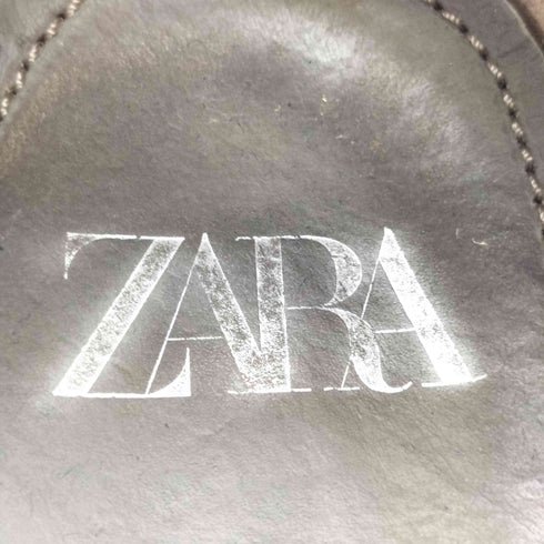 ザラ ZARA チェーン付き バイカラーローファー メンズ EU40