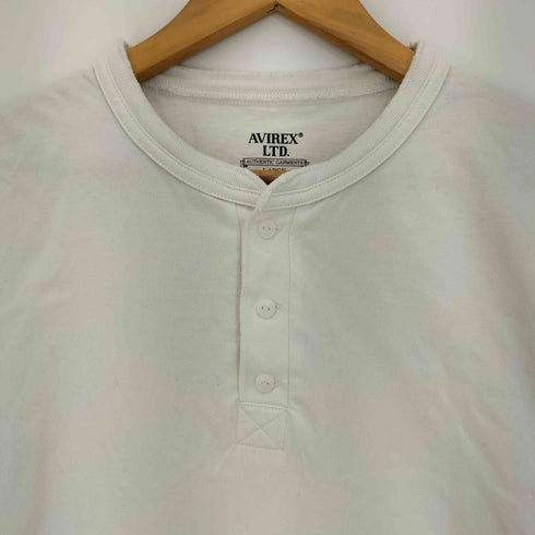アヴィレックス AVIREX ヘンリーネック Tシャツ メンズ import:L