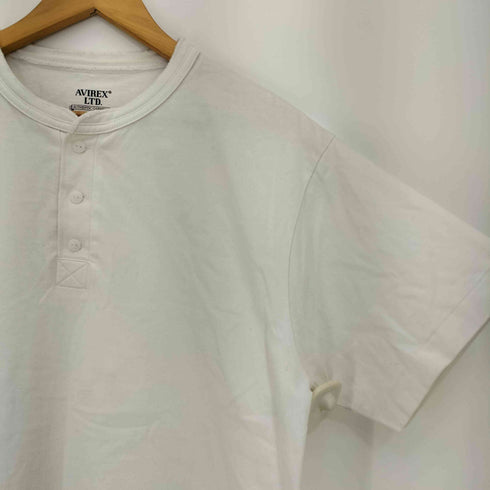 アヴィレックス AVIREX ヘンリーネック Tシャツ メンズ import:L