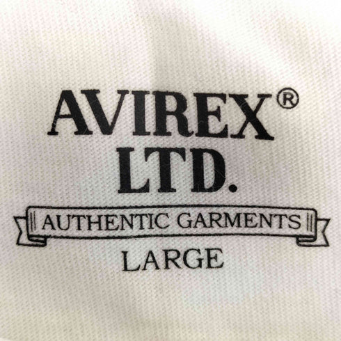 アヴィレックス AVIREX ヘンリーネック Tシャツ メンズ import:L