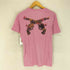 ロアー roar 花 二丁拳銃 Vネック Tシャツ Y2K メンズ JPN:2