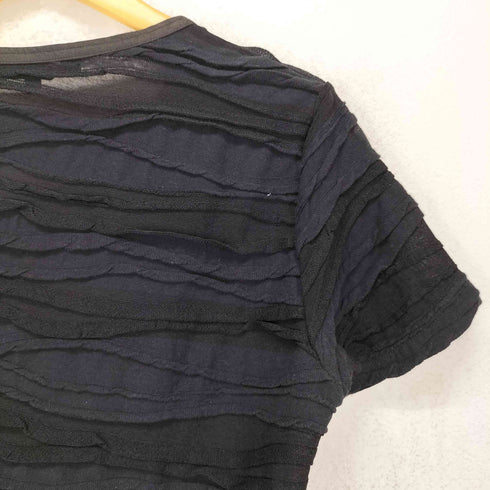 ゴーサンゴーイチプールオム 5351 POUR LES HOMMES シアー切替 クルーネックTシャツ Y2K メンズ JPN:2