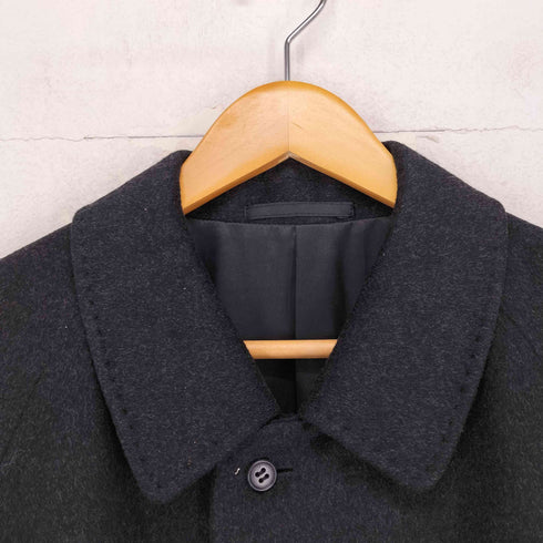 DOLCIS cashmere カシミヤ混 比翼ステンカラーコート メンズ 175