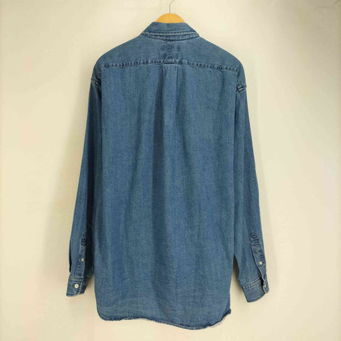 ノーティカ NAUTICA ボタンダウン ビッグデニム L/S シャツ メンズ import:M