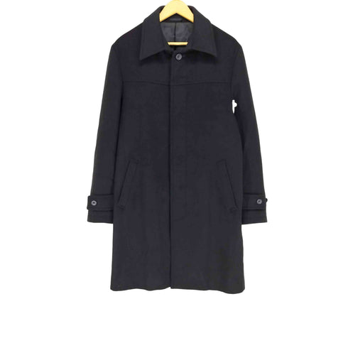 PACO HOMME cashmere MADE IN ITALY カシミヤ混比翼ステンカラーコート メンズ L