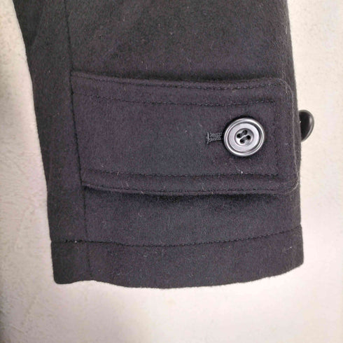 PACO HOMME cashmere MADE IN ITALY カシミヤ混比翼ステンカラーコート メンズ L