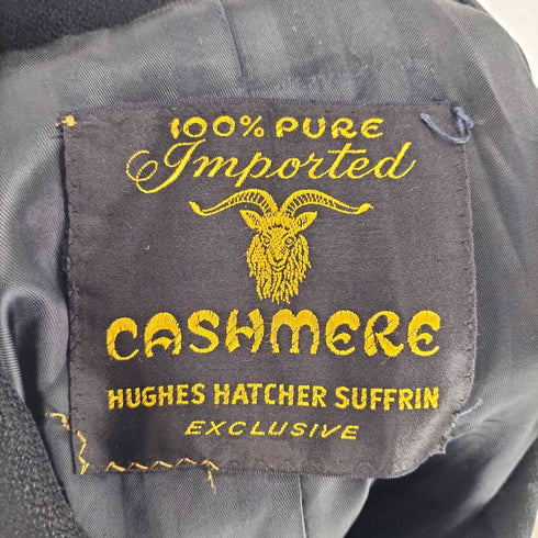 ALPACUNA pure cashmere カシミヤ100 60-70s USA製 ユニオンチケット チェスターコート メンズ