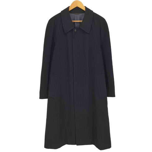 ダーバン DURBAN cashmere カシミヤ混比翼ステンカラーコート メンズ 92A5