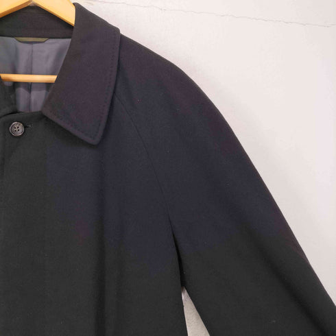 ダーバン DURBAN cashmere カシミヤ混比翼ステンカラーコート メンズ 92A5