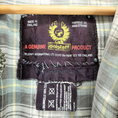 ベルスタッフ Belstaff MADE IN ENGLAND オイルド モッズコート メンズ