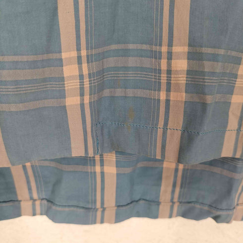 テットオム TETE HOMME MADE IN JAPAN 日本製 チェック柄レーヨンシャツ メンズ