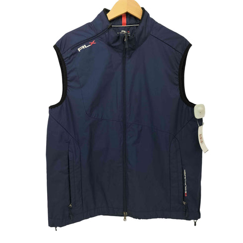 アールエルエックスラルフローレン RLX RALPH LAUREN 裾ドローコード ダブルジップ ベスト メンズ import:L